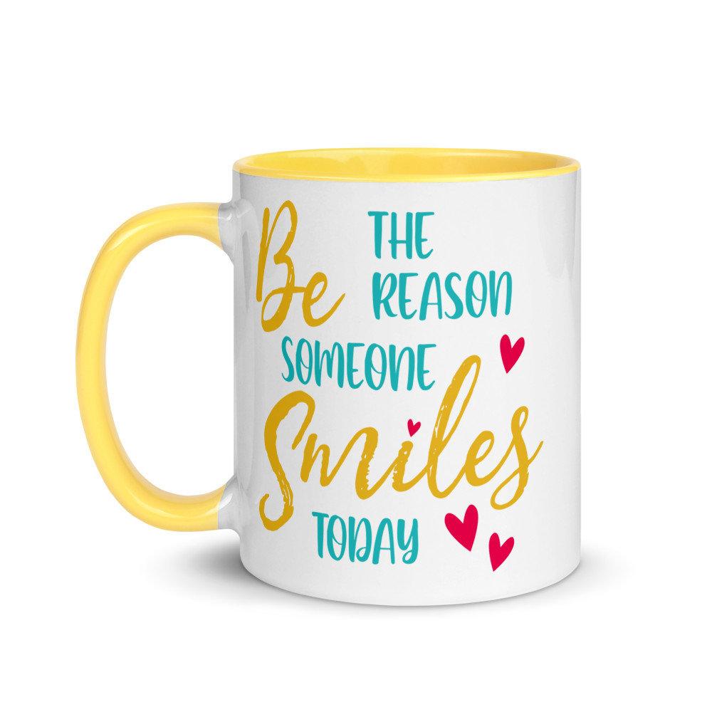 Be the Reason Someone Smiles Today | Ceramic Mug - Image 2