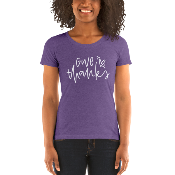 Give Thanks | Slim Fit T-Shirt
