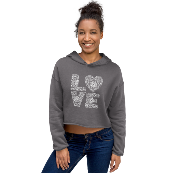 Love | Cropped Hoodie