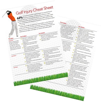 golf back pain